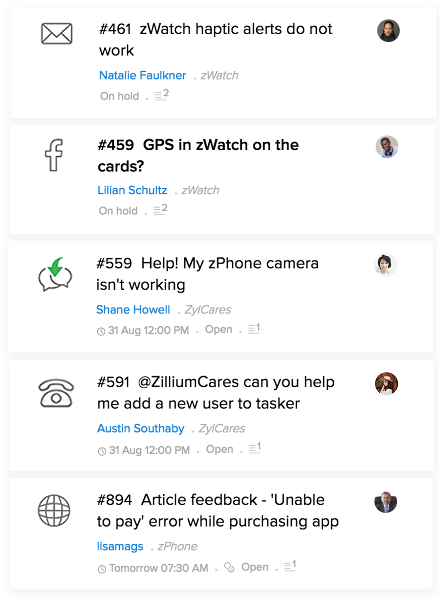 Customer App Features