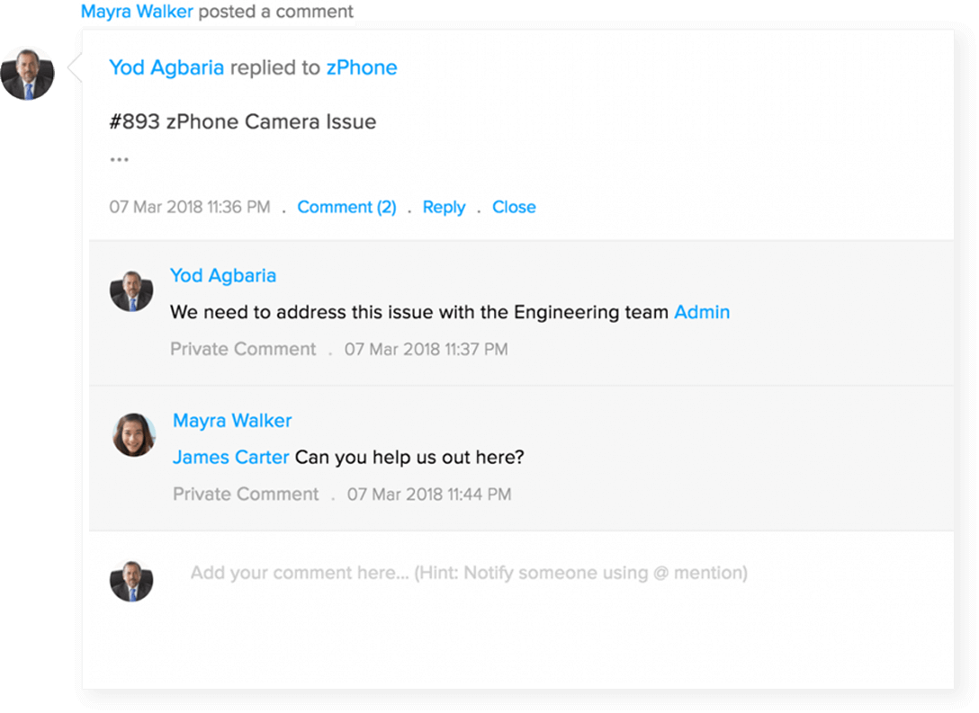 Customer App Features