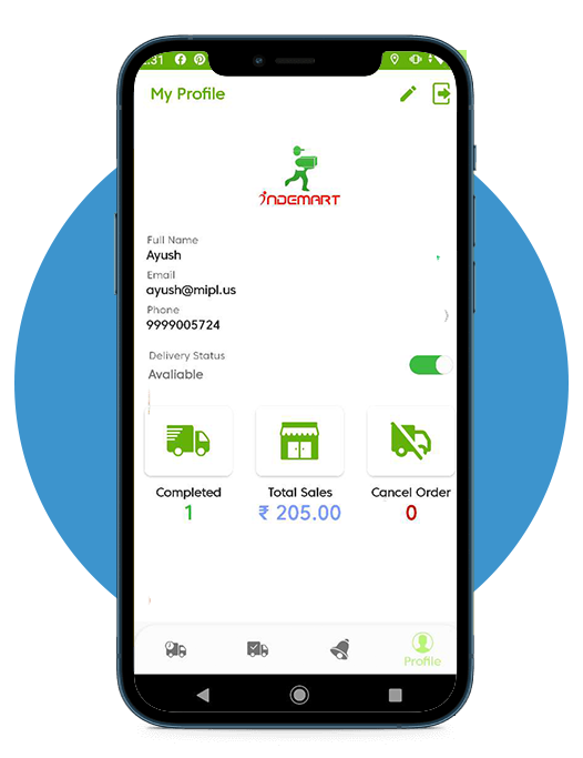 Driver App Features